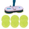 6 Pk 6.3 inch Electric Mop Replacement Pads Compatible with