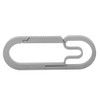 Keychain Keyring Titanium Alloy Split Ring Chain Round Key Rings