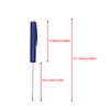 LVOUP Mini Pocket Screwdriver Blue Portable Screwdriver Slotted Screw Driver