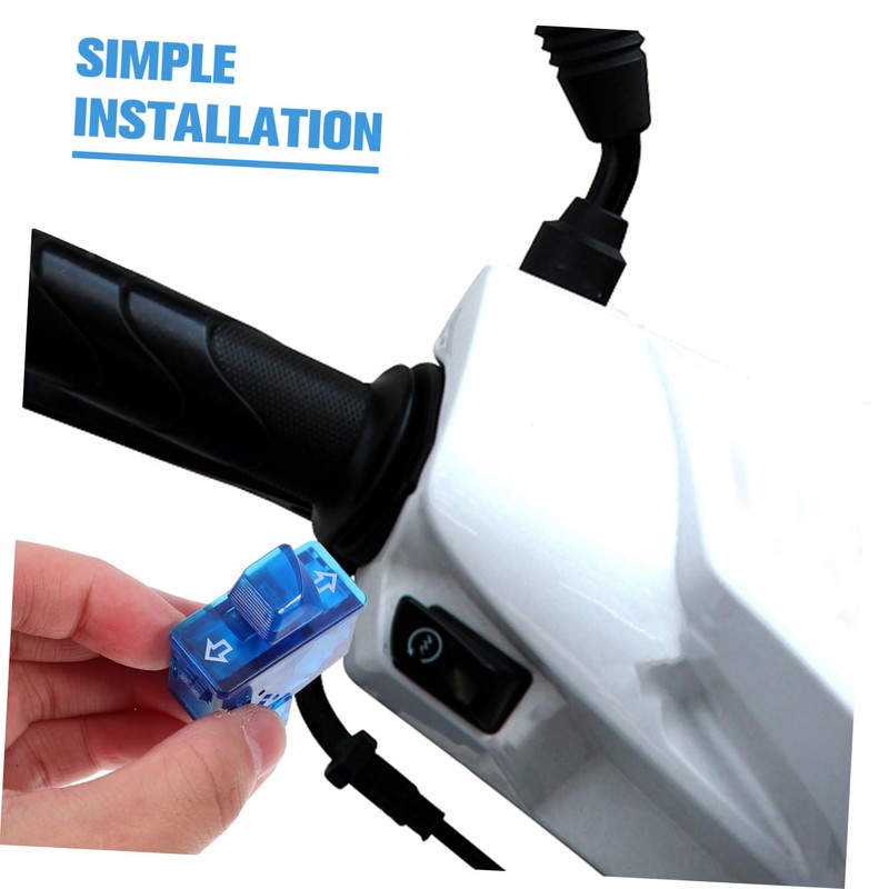 Mikinona 1 Set Motorcycle Handlebar Switches Durable Headlight Turn Signal