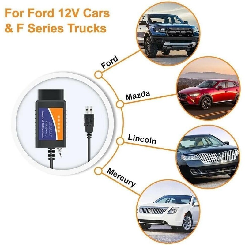 OBD2 USB Adapter ELM327 V1.5 Car Diagnostic Device Automotive OBD2