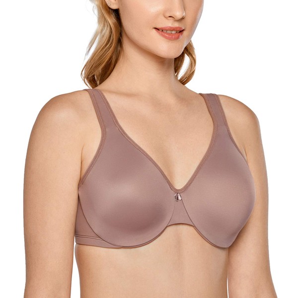 Delimira Women's Minimiser Bra Full Cup with Underwire, Large Size