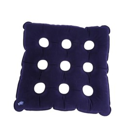 Ciieeo Inflatable Wheelchair Seat Cushion Back Support Comfortable Chair Pad for Office and Home Use Blue Lightweight and Easy to Clean