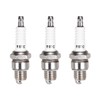 sourcing map Pack of 3 E6TC Spark Plug for 50cc