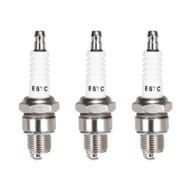 sourcing map Pack of 3 E6TC Spark Plug for 50cc 70cc 90cc 110cc Moped Scooter