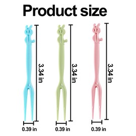 Obstgabeln - Dim Sum Fork - Premium Plastic Fruit Forks - Disposable Dessert Forks for Parties and Gatherings - Set of 150