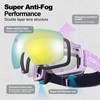 Odoland Kids Ski Goggles, Snowboard Goggles for Youth Skiing Age