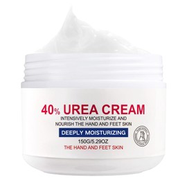 40% Urea Cream, Urea Foot Cream for Cracked Heels And Dry Skin, Foot Care for Deeply Moisturizing & Nourishing, Urea Cream Softens Hand & Foot Skin, Foot Moisturiser for Women & Men, 150g