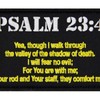 EmbTao Tactical Psalm 23:4 Patch Badge Morale Applique Embroidered Fastener