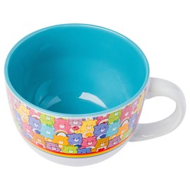 Silver Buffalo Care Bears - Taza de sopa de cerámica, 24 onzas