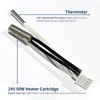 2 Packs 24V 50W Heater Cartridge + 200K Thermistor for
