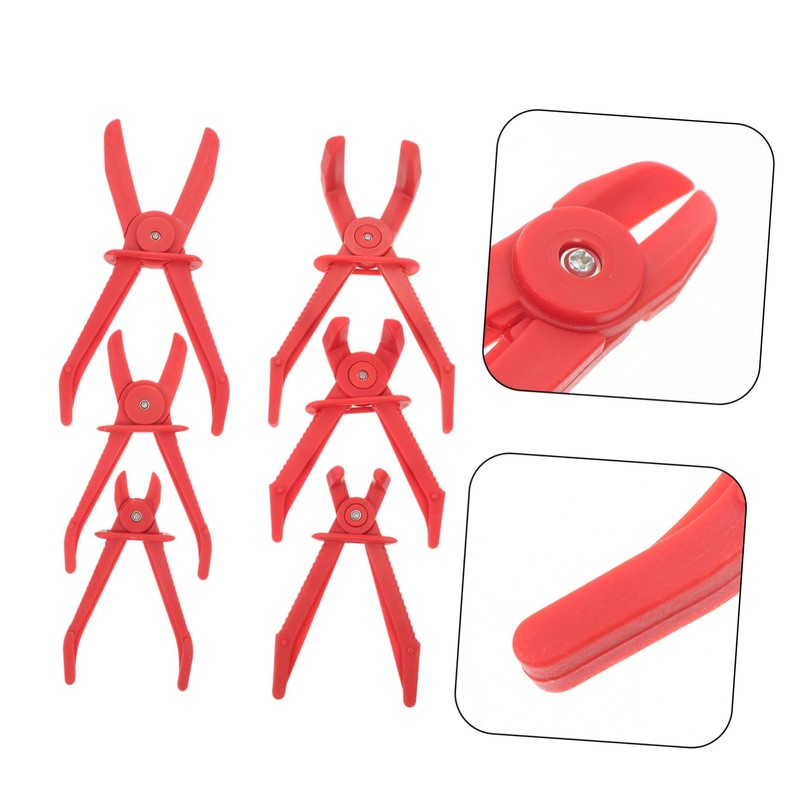 Hohopeti 6pcs Hose Clamp Pliers Set Coolant Hose Clamp Tool