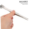 STOBOK Long Tweezer Jewelry Craft Tool Set Stainless Steel Nonslip