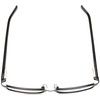 Foster Grant Men's Sawyer Multifocus Rectangular Reading Glasses, Black/Transparent, 54