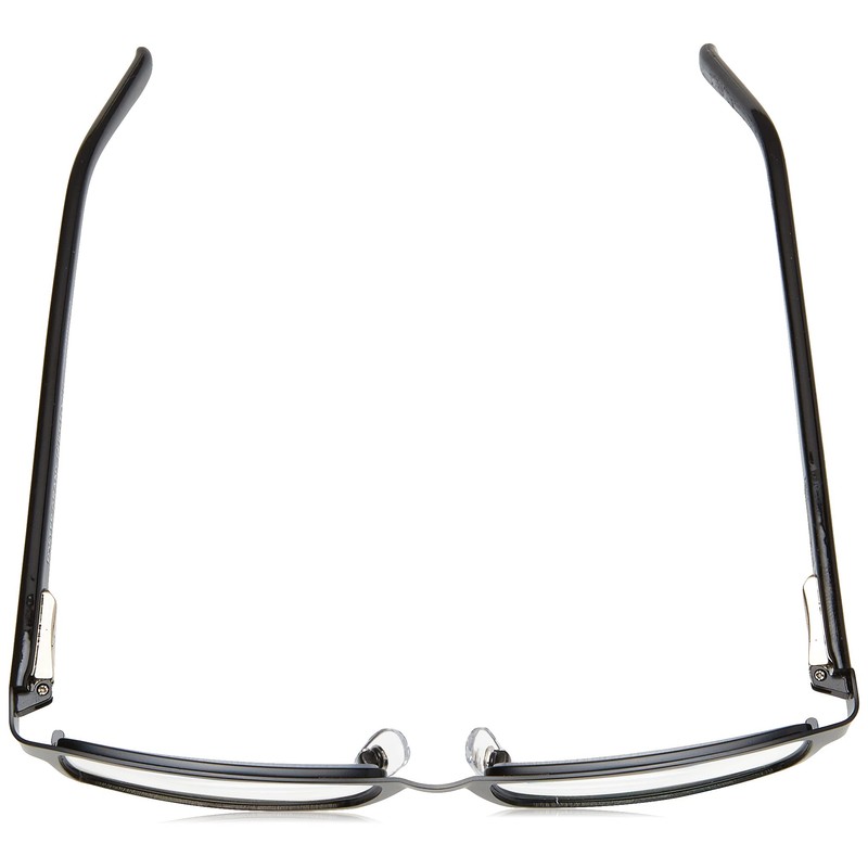 Foster Grant Men's Sawyer Multifocus Rectangular Reading Glasses, Black/Transparent, 54