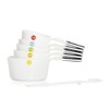 OXO Good Grips 6-Piece Plastic Measuring Cups- White