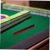 Totority 4Pcs Wooden Mahjong Push Tile Ruler Precision Crafted Game