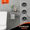 Double Toilet Paper Holder with Shelf, iMonse Paper Towel Holder