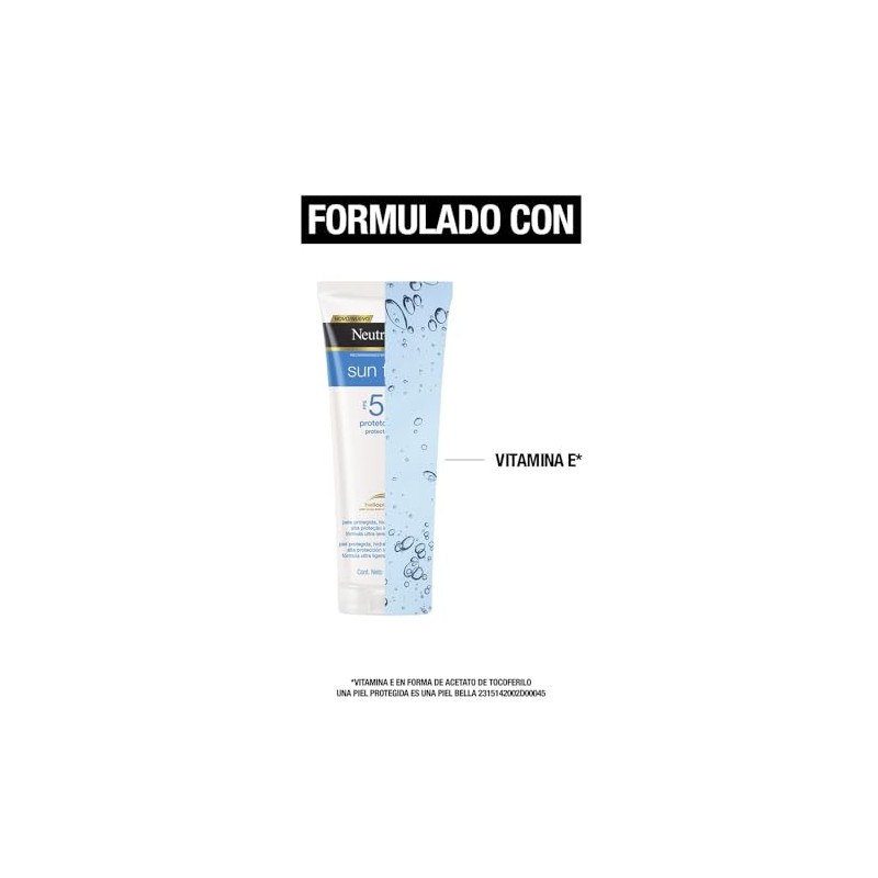 Neutrogena Sun Fresh Protector Solar Corporal FPS50, 200ml