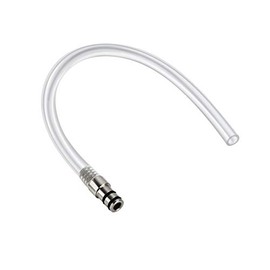 MRbrew Growler Filler, 12'' Cut-to-Length Stainless Fitting Beer Jug Filler, 1/2'' O.D & 5/16'' I.D Hose Kegerator Bottle Filler with 2 Sealing O-Ring for Beer Outlet I.D 12.63-12.7mm Keg Beer Faucet