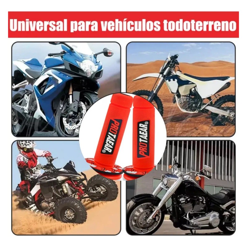 Moto Goma Bike Puños Accesorios Manubrio Excelente