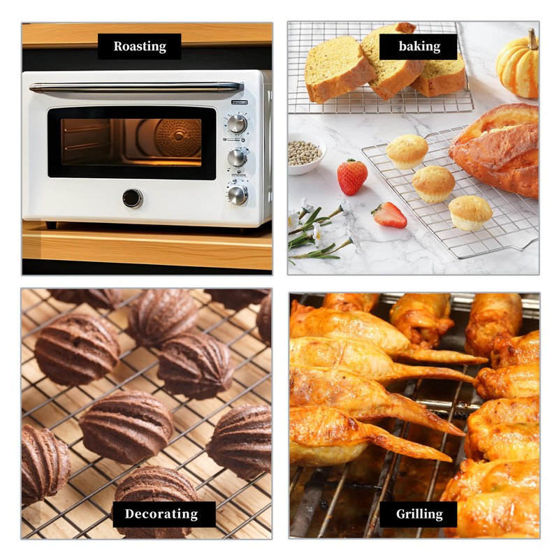 VRUIFA 2PCS Cooling Racks for Cooking and Baking, Stainless Steel