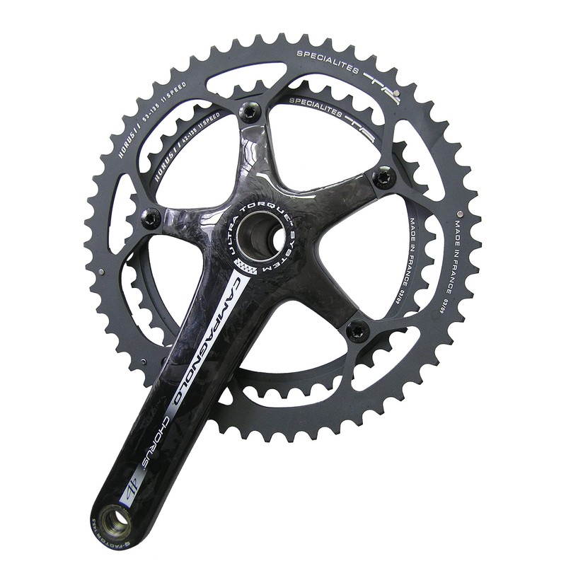 Spécialités TA Horus Campagnolo 11 Speed 135PCD Chainring, Black, 52T