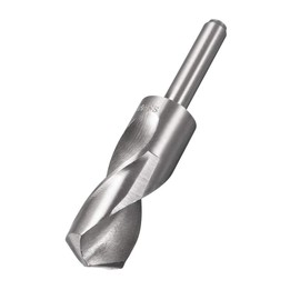 sourcing map Reduced Shank Drill Bit 30mm High Speed Steel HSS 4241 with 1/2 Inch Straight Shank