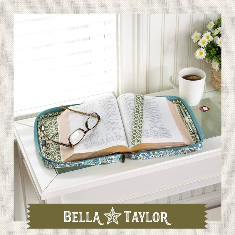 Bella Taylor Quilted Bible Cover for Women - Large Study