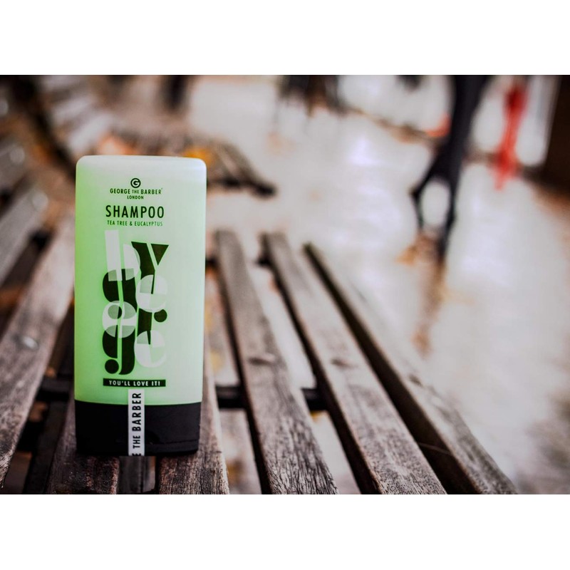 George the Barber, Tea Tree and Eucalyptus Invigorating Shampoo for