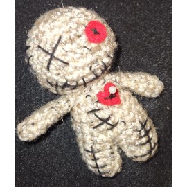 Handmade Little Voodoo Doll Crochet Amigurumi Handmade Adorable 4 Inch Plush