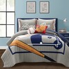Lush Decor Baseball Game Reversible Oversized Kids 5 Piece Quilt