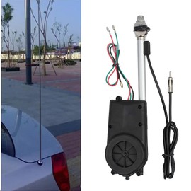 WJSKDQ Universal 12V Car Automatic Antenna Kit Amplifier Retractable Car Radio Antenna Accessories