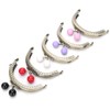 8.5cm Semicircle Embossing Kiss Lock Frame Lock Clip for Purse