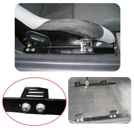 Universal Super Low Down Side Adjustable Mount Brackets Compatible with RNG Recaro Racing Bride Seat
