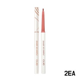 Clio Sharp So Simple No. 9 Rose Waterproof Pencil Liner 0.14g 2pcs / 클리오 샤프쏘심플 9호 로즈 워터프루프 펜슬라이너 0.14g 2개