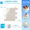 STICKGOO Peel and Stick Backsplash Subway Tiles, 10 Sheets of