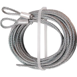 Prime-Line GD 52161 Extension Spring Cable Set, 5/32 in. x 14 ft, Galvanized Carbon Steel, Pack of 2