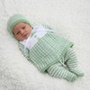 ShiFio's Patterns Knitting Pattern for Baby Cardigan, Hat and Leggings,