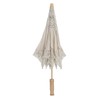 Lace Parasol Umbrella Wedding Bridal Lace Umbrella Decorative Embroidery Flower