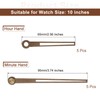 sourcing map 5 Set Wooden Clock Hands Only,Walnut Wood Clock