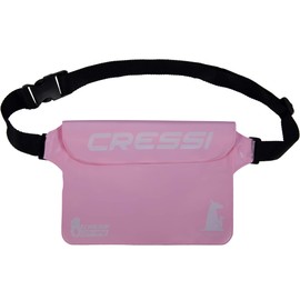 Cressi Unisex Adult Kangaroo Dry Pouch Waterproof Bag, Light Pink, One Size