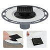 Neodrain Low Profile Shower Drain Kit, Square Drain, 4" Matte