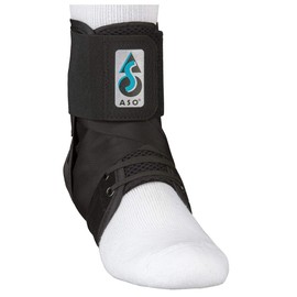 ASO Speed Lacer Ankle Stabilizer, Black, Large
