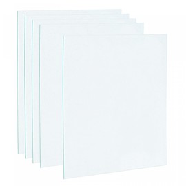 sourcing map 5pcs Welding Helmet Outer Cover Lens 5.43"x4.96"x0.03" for Darkening Welding Filter Protective Lens Welding Helmet Accessories, Clear