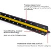 Solid Aluminum Triangular Architect Scale Ruler Set 4pcs, 3-Colors-Groove Architectural