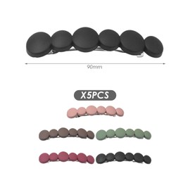 Pack of 5 French Hair Clips for Women, Hair Clips Set for Women, Thin Hair Clips for Women, French Hair Clips for Thin Hair (9 cm)