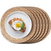 Round Woven Spring Placemats Set of 6, 12 Inch Seasonal