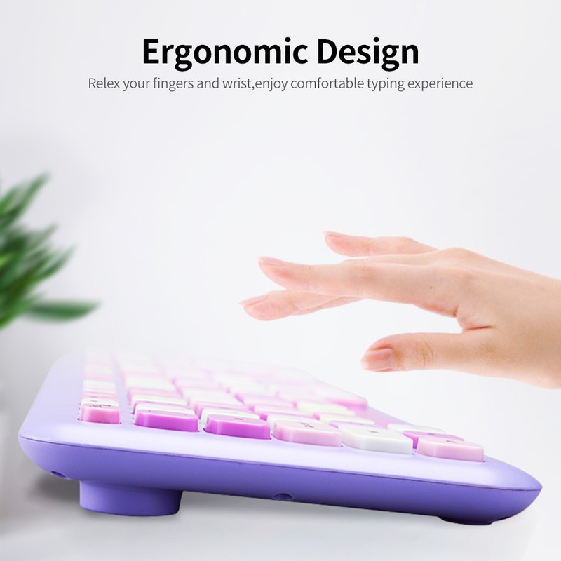 Mofii 666 Keyboard Mouse Combo Wireless 2.4G Mixed Color 110