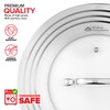 Modern Innovations Universal Lid with Tempered Glass Top for Pots